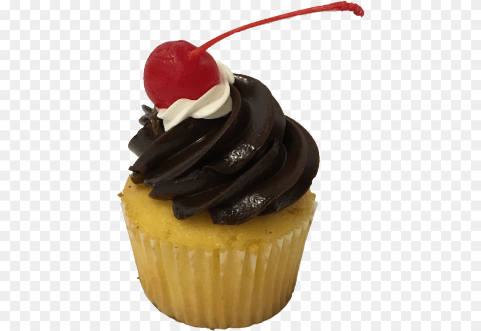 Boston Cream, Cake, Cupcake, Dessert, Food Free Png Download