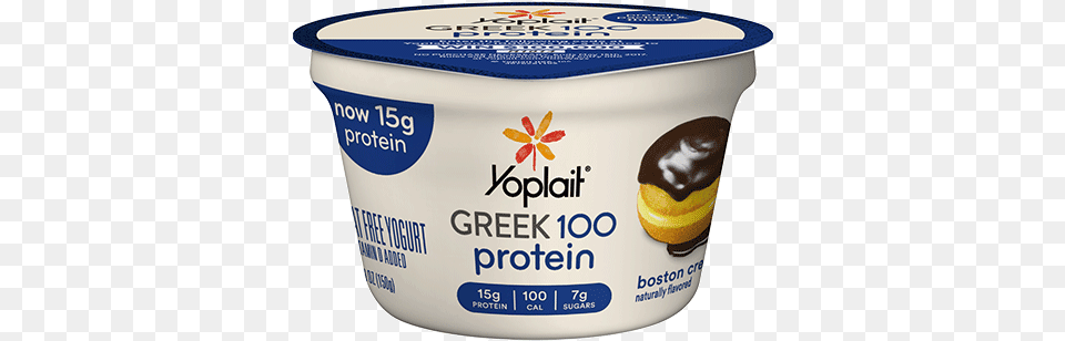 Boston Cream Pie Yoplait Greek 100 Protein, Dessert, Food, Yogurt, Ice Cream Free Transparent Png