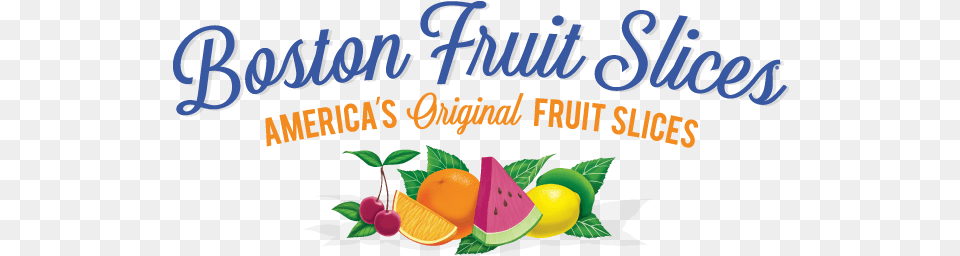 Boston Fruit Slices Classic American Handmade Slice Candies Logo, Clothing, Hat, People, Person Free Transparent Png