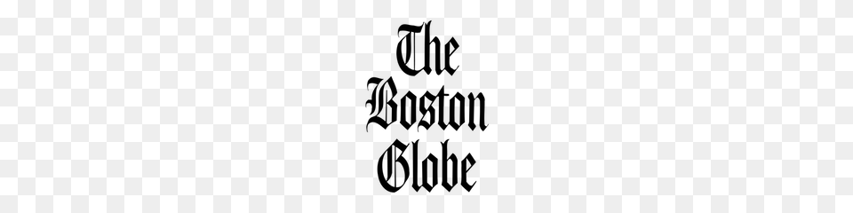 Boston Globe Logo, Gray Free Png