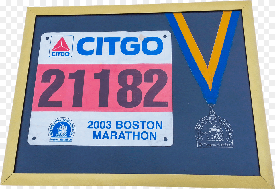 Boston Marathon Medals Award Frame Poster, Advertisement, Symbol, Text Png Image