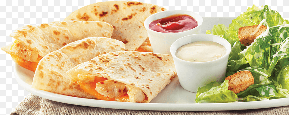 Boston Pizza Kids Quesadilla, Food, Ketchup, Bread, Beverage Png