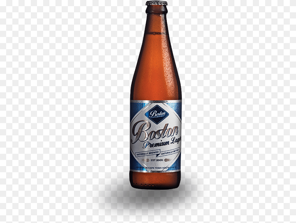 Boston Premium Lager, Alcohol, Beer, Beer Bottle, Beverage Free Transparent Png