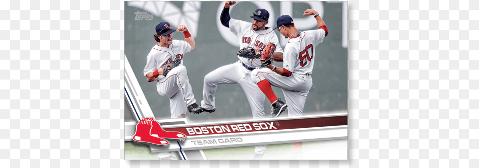 Boston Red Sox 2017 Topps Baseball Series 2 Team Cards Red Sox Players, People, Person, Glove, Clothing Free Transparent Png