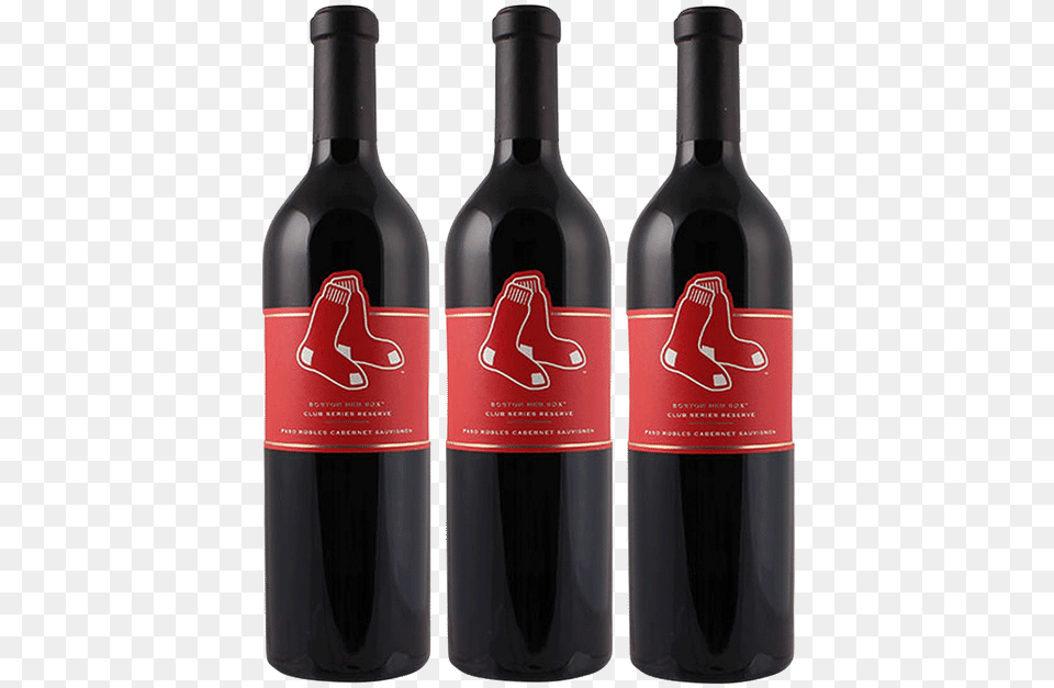 Boston Red Sox Cabernet Sauvignon Alexander Valley Boston Red Sox Wine, Alcohol, Beverage, Bottle, Liquor Free Transparent Png