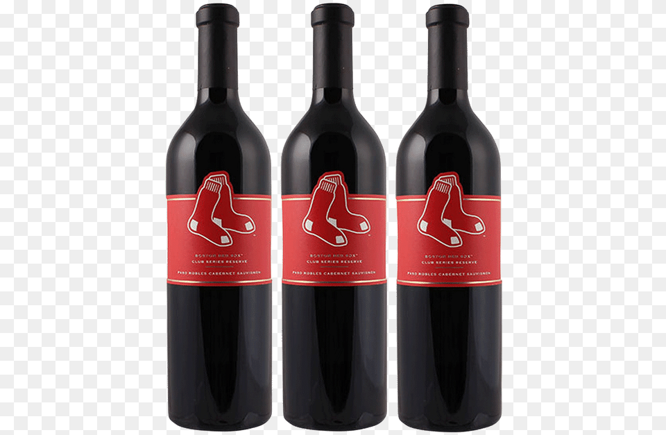 Boston Red Sox Cabernet Sauvignon Alexander Valley Boston Red Sox Wine, Alcohol, Beverage, Bottle, Liquor Free Png Download