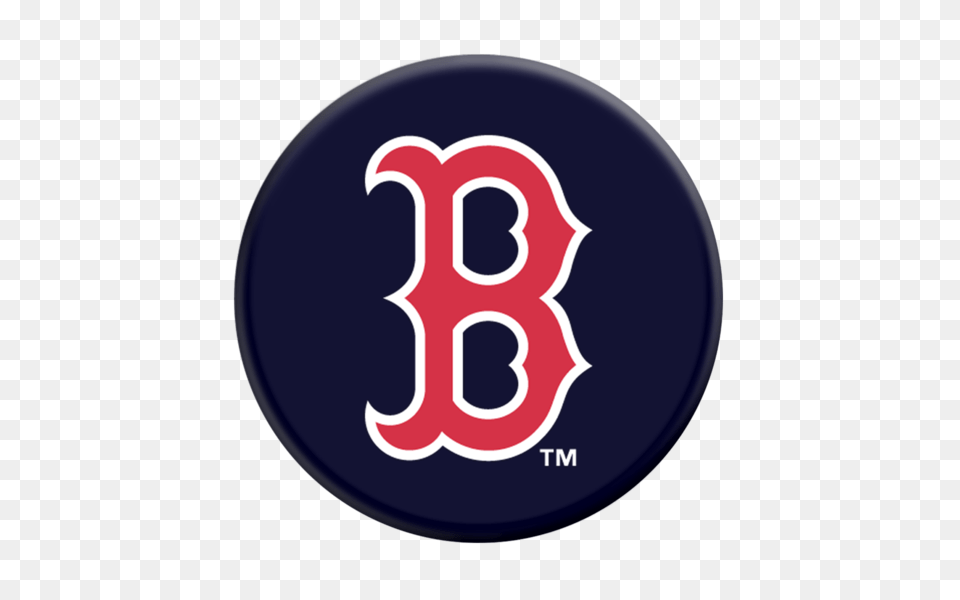 Boston Red Sox Popsockets Grip, Logo, Symbol, Plate Free Transparent Png