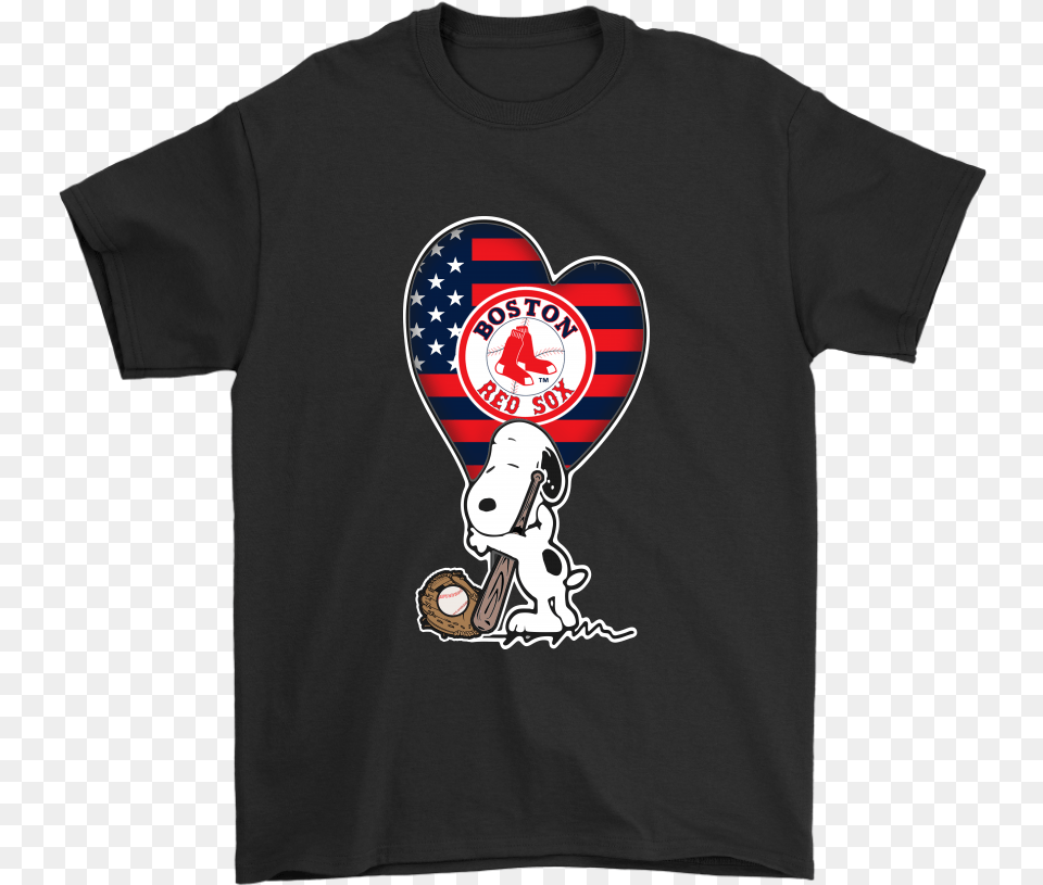 Boston Red Sox Snoopy Baseball Sports Shirts Shirt, Clothing, T-shirt, Aircraft, Transportation Free Png