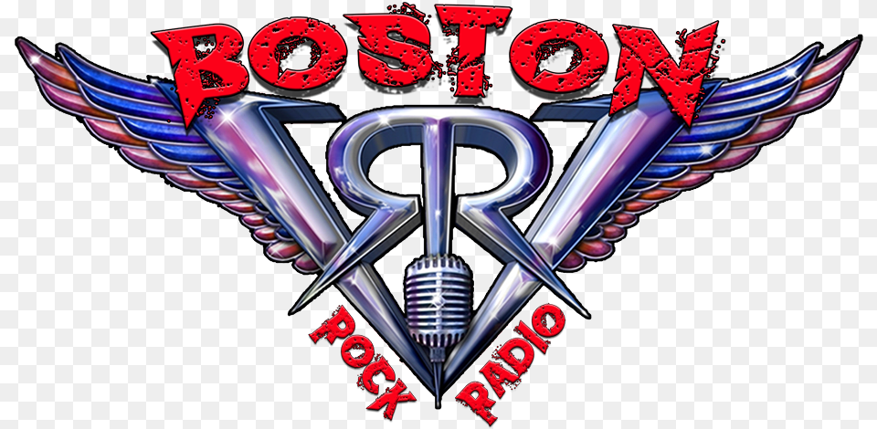 Boston Rock Radio, Emblem, Symbol, Logo, Weapon Free Transparent Png