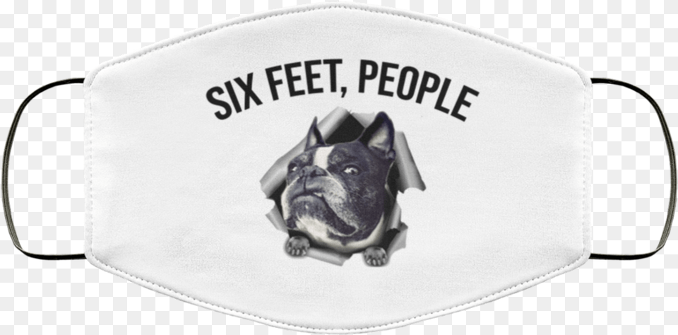 Boston Terrier 6 Feet People Face Mask Bulldog, Accessories, Animal, Canine, Dog Png