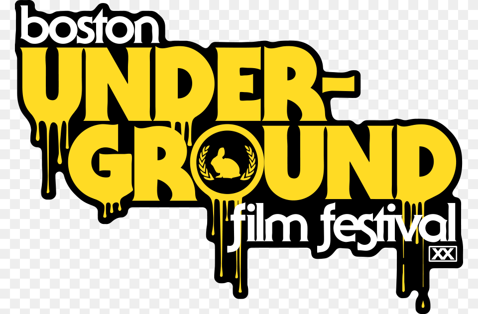 Boston Underground Film Festival, Logo, Text, Advertisement, Symbol Png
