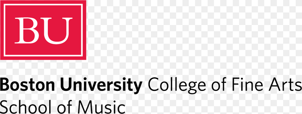 Boston University School Of Music Boston University College Of Fine Arts Logo, Text Free Png Download