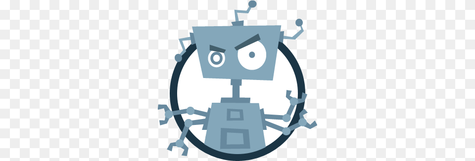 Bot Blue Circled Clipart, Robot, Dynamite, Weapon Free Transparent Png