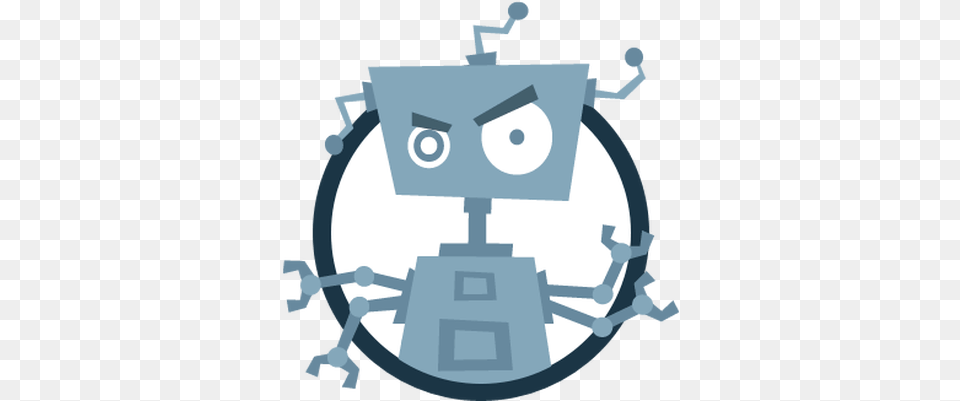 Bot Blue Circled Clipart Bot Full Size Download Bot, Robot Free Transparent Png