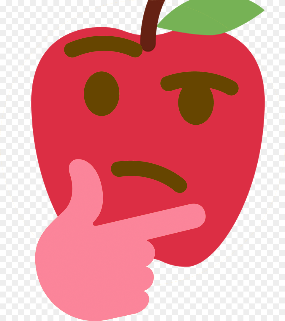 Bot Emoji Discord Photos Download Jpg Discord Emoji Thinking Apple, Food, Fruit, Plant, Produce Png Image