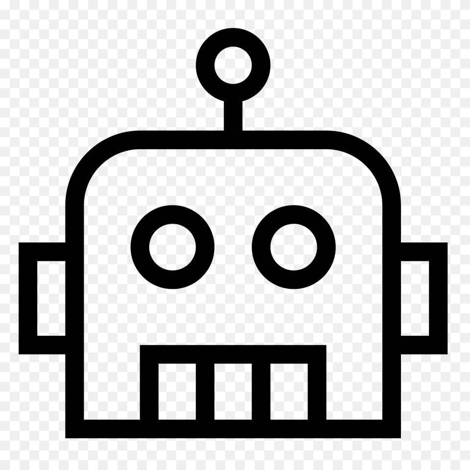 Bot Icon, Gray Png Image