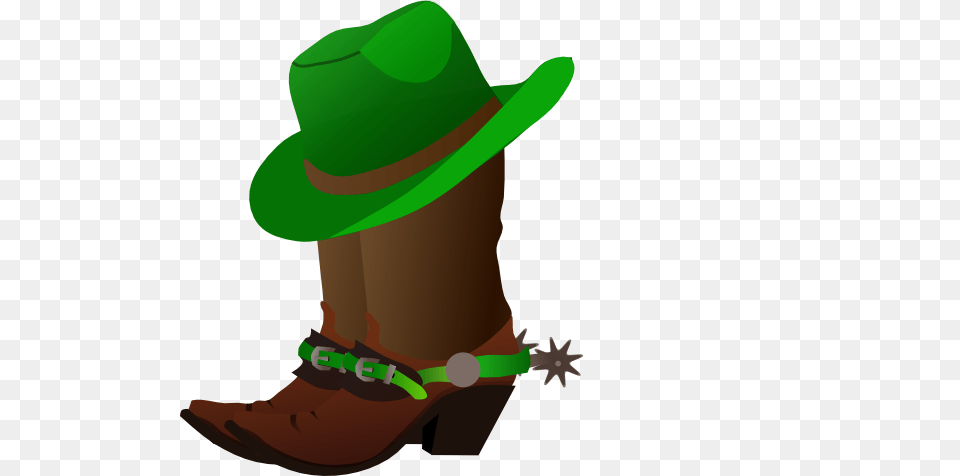 Bota Charra Clip Art, Clothing, Hat, Cowboy Hat, Boot Png Image