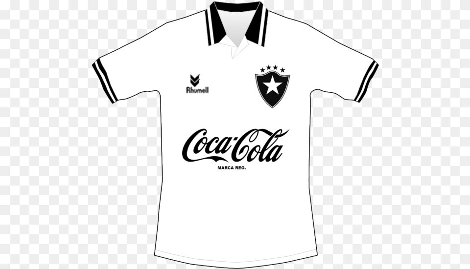 Botafogo Branca Polo Shirt, Clothing, T-shirt, Logo Png Image