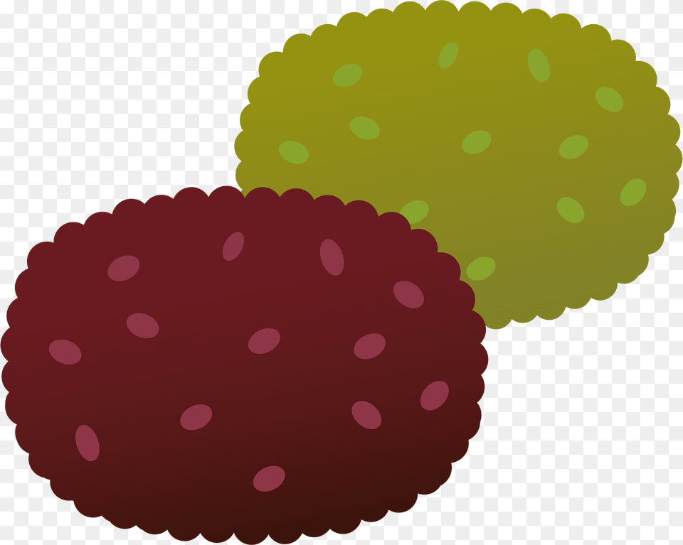 Botamochi Ohagi Clipart, Berry, Food, Fruit, Plant Free Png