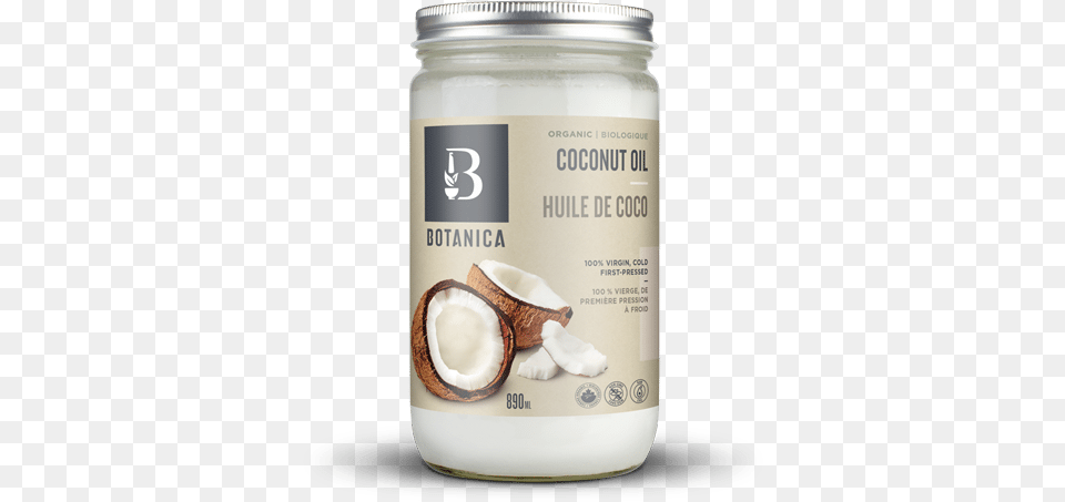 Botanica Coconut Oil Coconut Oil, Food, Fruit, Plant, Produce Free Png Download