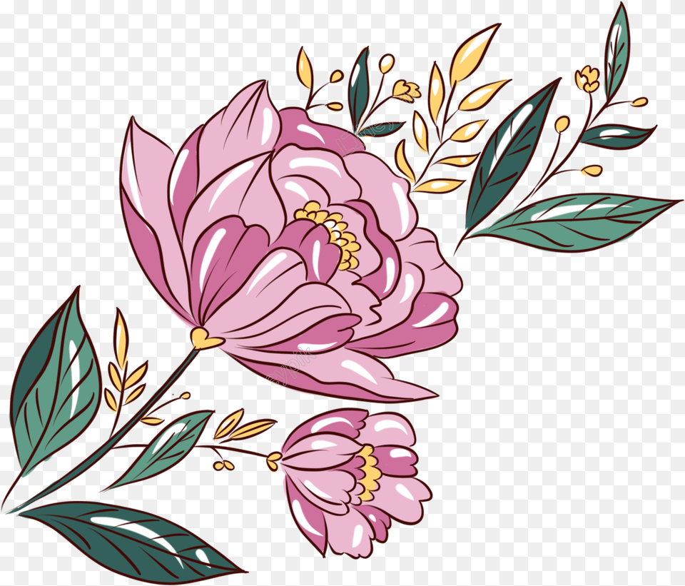 Botanica Flower, Art, Floral Design, Graphics, Pattern Free Png Download