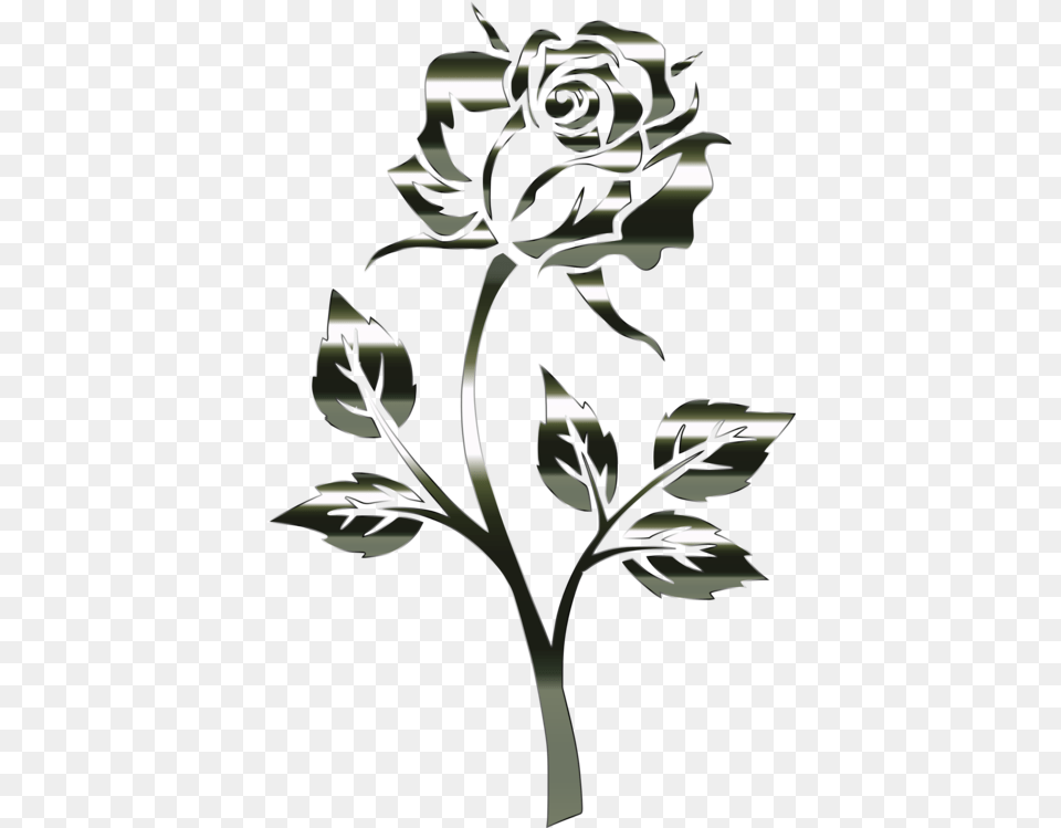 Botanyplantflower Flower Silhouette No Background, Art, Floral Design, Graphics, Pattern Free Png