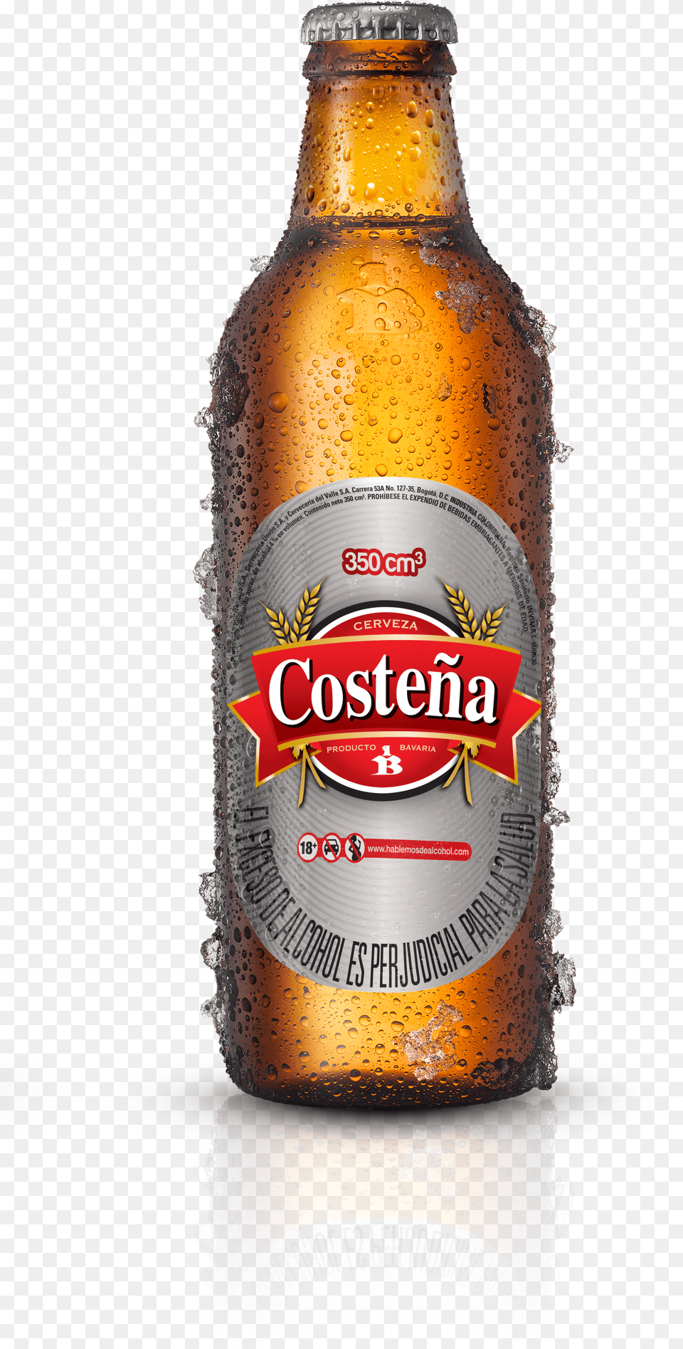 Botella 350 Sin Collarin Cerveza Colombiana Bavaria Brewery, Accessories, Crown, Jewelry, Bulldozer Png