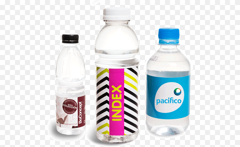 Botellas Y Vaso Con Agua O Jugo Promocionales Con El Botellas De Agua Publicitarias, Bottle, Water Bottle, Beverage, Mineral Water Free Png