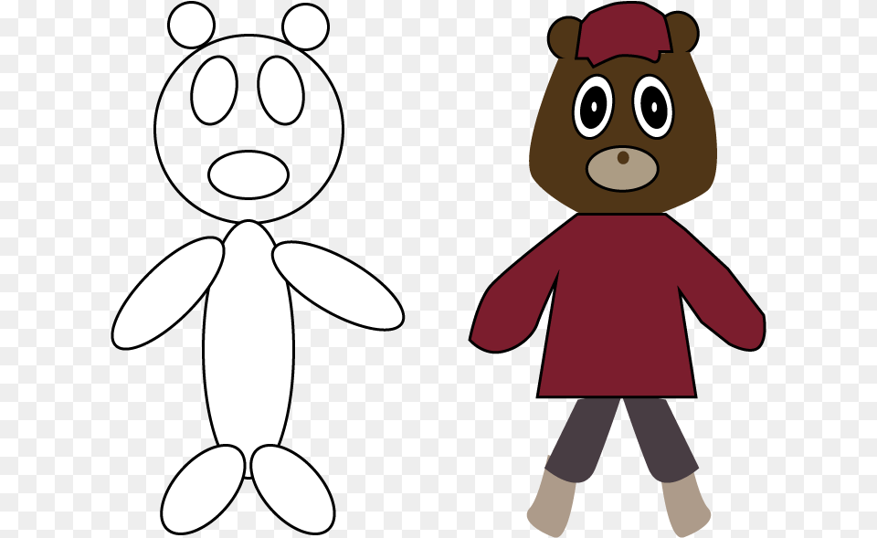 Both Bear Wireframes Cartoon, Toy, Face, Head, Person Free Transparent Png