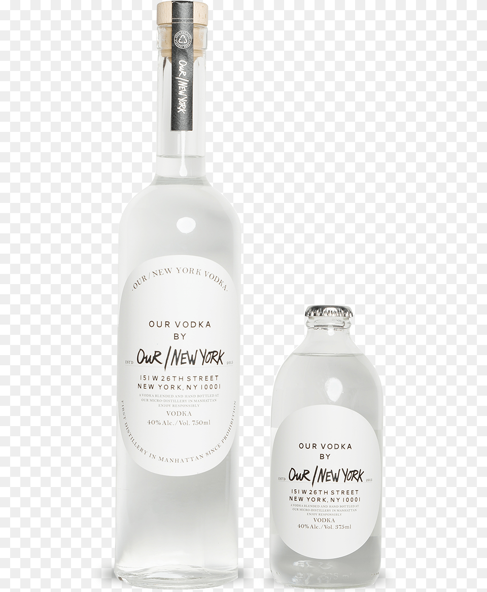 Both Bottles Our New York Vodka, Alcohol, Beverage, Liquor, Gin Free Png Download