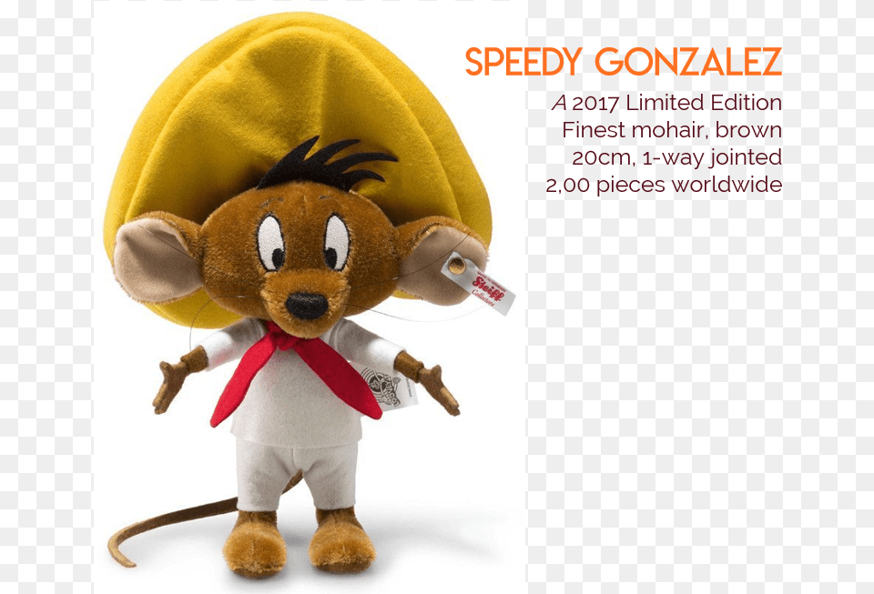 Both Just As Frenetic And Unpredictable As The Other Speedy Gonzales Plush Doll, Toy Png Image
