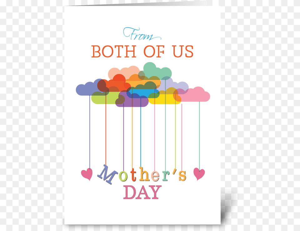 Both Of Us Cute Mother S Day Rainbow Greeting Card Daughter In Law Mothers Day, Envelope, Greeting Card, Mail, Advertisement Free Transparent Png