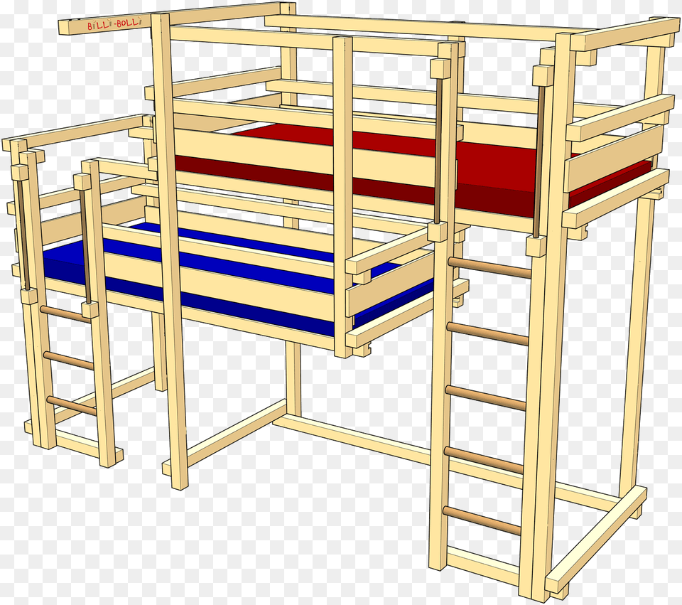 Both Up Beds Literas Triples Adultos En Esquina, Bed, Bunk Bed, Furniture, Crib Free Png Download