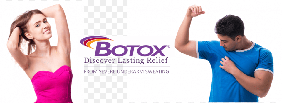 Botox Is Fda Approved For Treating Excessive Sweating Botox Cosmetic, T-shirt, Clothing, Adult, Person Free Png Download