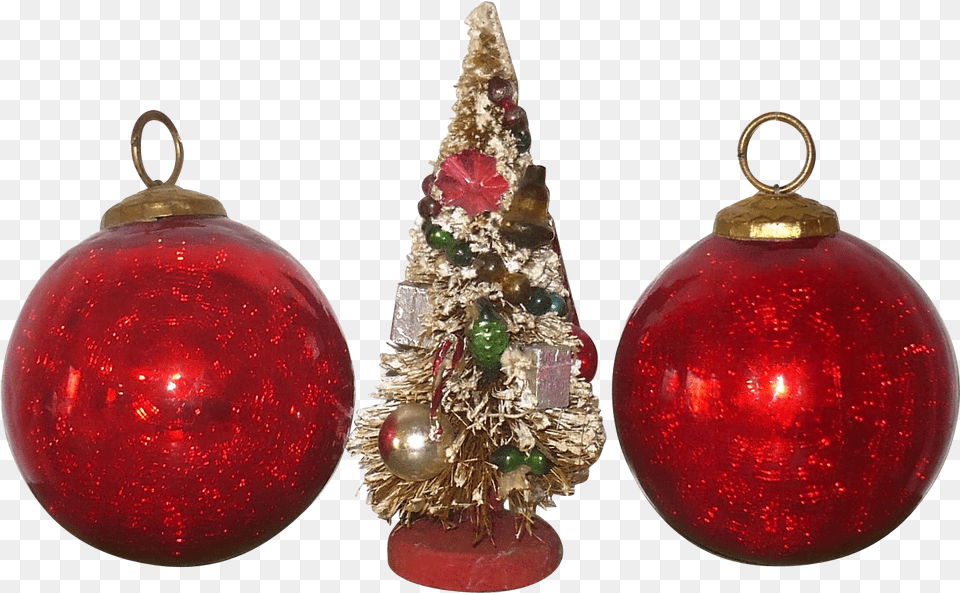 Bottle Brush Tree Decoration Christmas Ornament, Accessories, Christmas Decorations, Festival, Christmas Tree Free Transparent Png