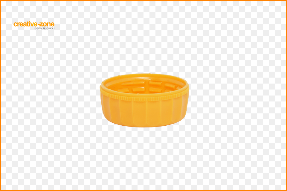 Bottle Cap Yellow Lid, Bowl, Plastic Free Png Download