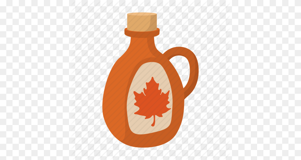 Bottle Cartoon Food Maple Pure Sweet Syrup Icon, Seasoning Png