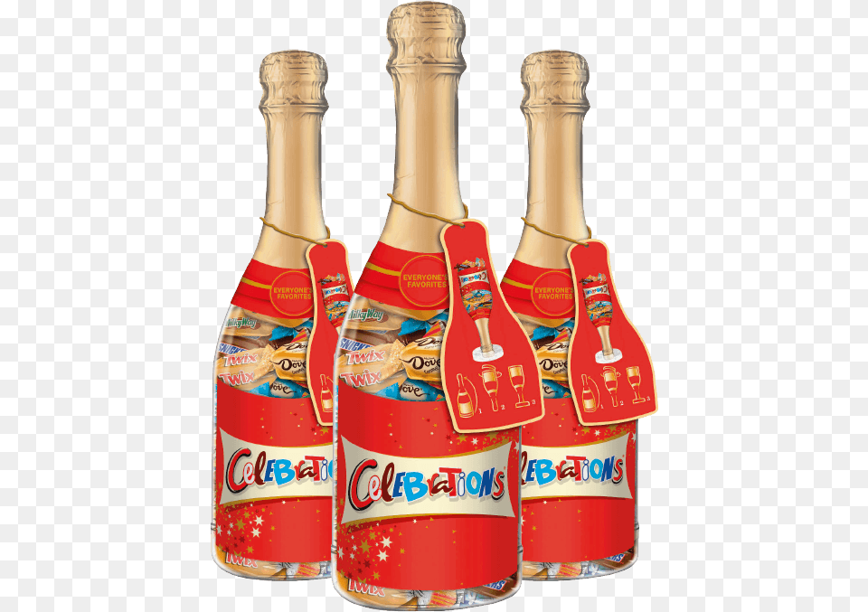 Bottle Celebrations Chocolate, Food, Ketchup, Beverage, Alcohol Png Image