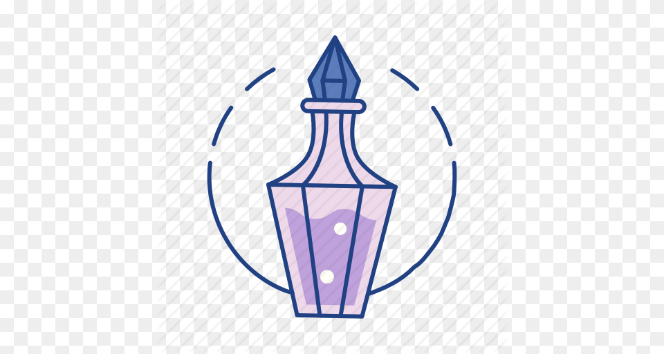 Bottle Chemistry Elixir Fantasy Game Magic Potion Icon, Lamp, Light, Weapon, Blade Png
