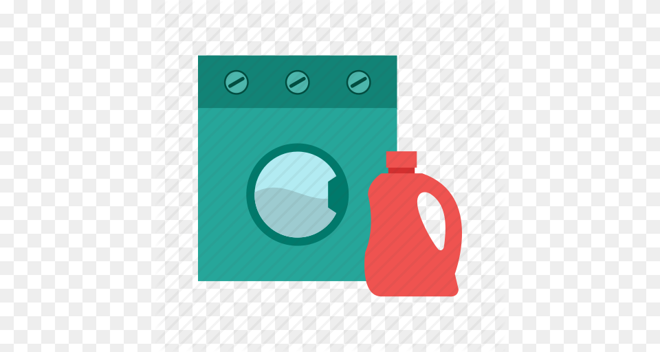 Bottle Clean Clothes Detergent Laundry Machine Wash Icon, Appliance, Device, Electrical Device, Washer Free Png Download