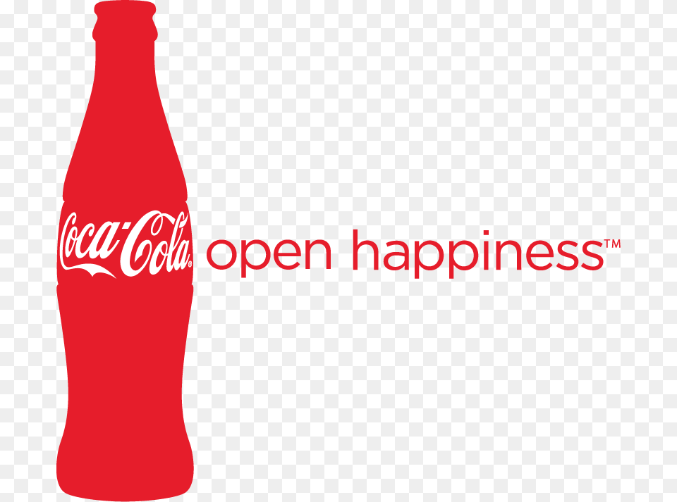 Bottle Coca Cola Vector Coca Cola Open Happiness Logo, Beverage, Coke, Soda, Food Free Png Download