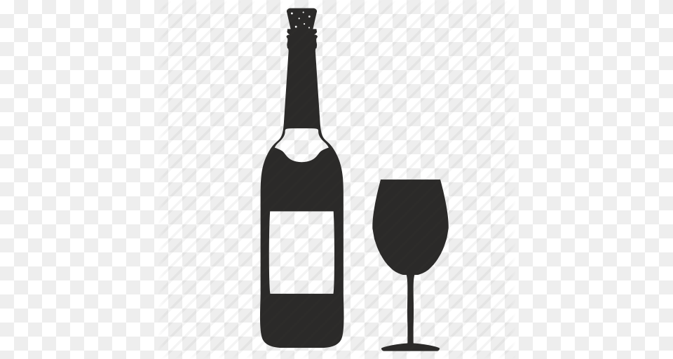 Bottle Cork Glass Wine Icon, Alcohol, Beverage, Liquor, Wine Bottle Free Png Download