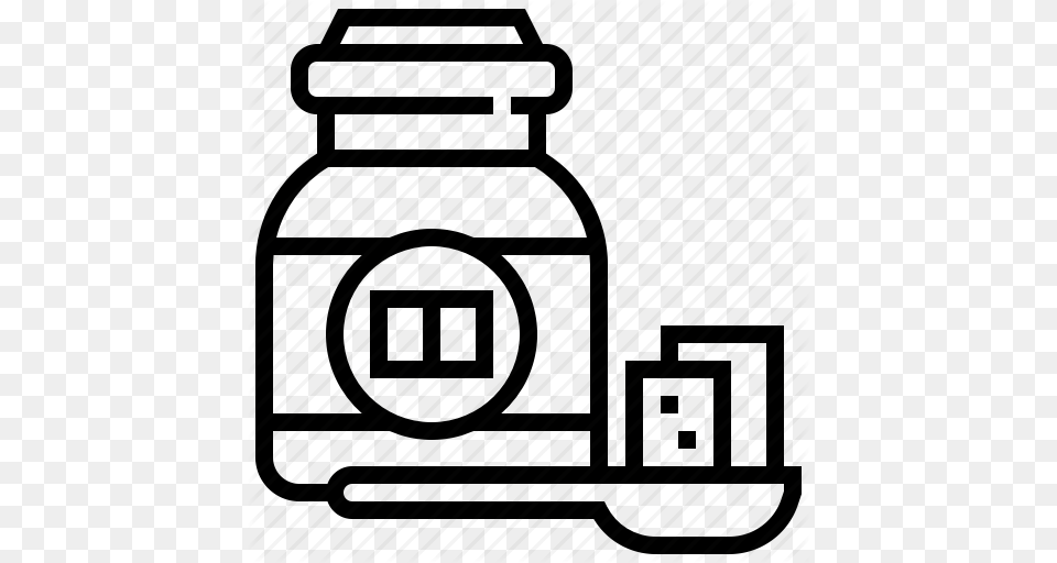 Bottle Cube Spoon Sugar Icon, Jar, Architecture, Building Free Png Download