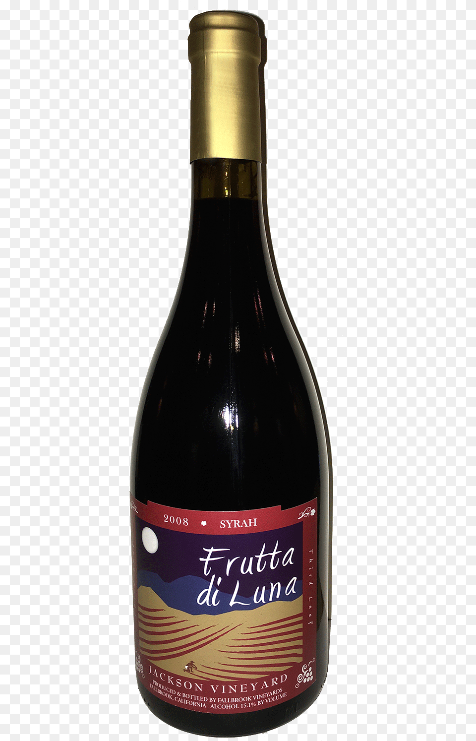 Bottle Frutta De Luna Glass Bottle, Alcohol, Beer, Beverage, Liquor Png