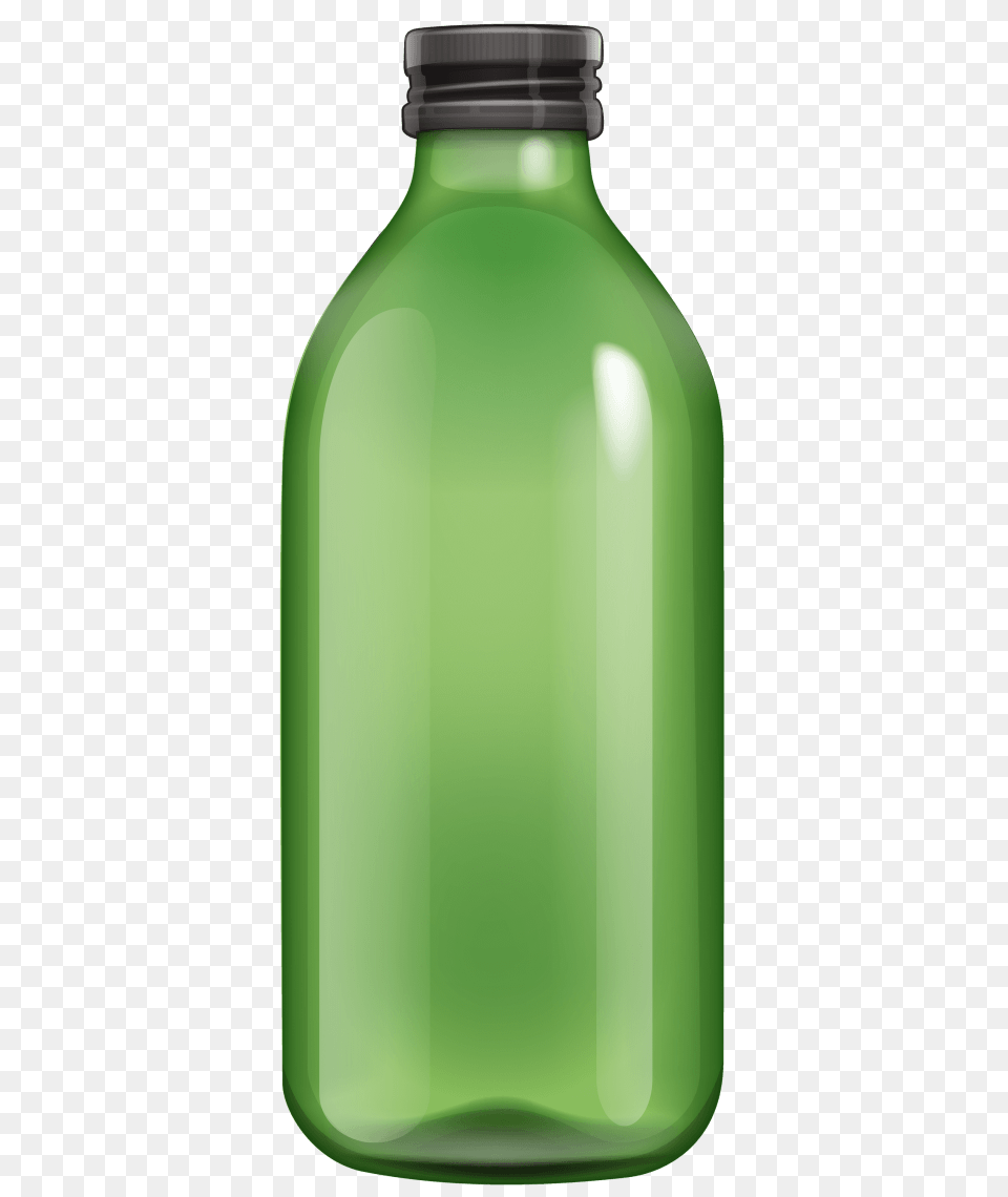 Bottle Green, Jar, Water Bottle, Beverage, Milk Free Transparent Png
