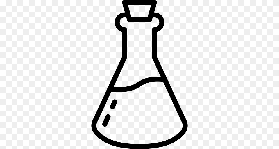 Bottle Harry Magic Outline Potion Potter Icon, Gray Png Image