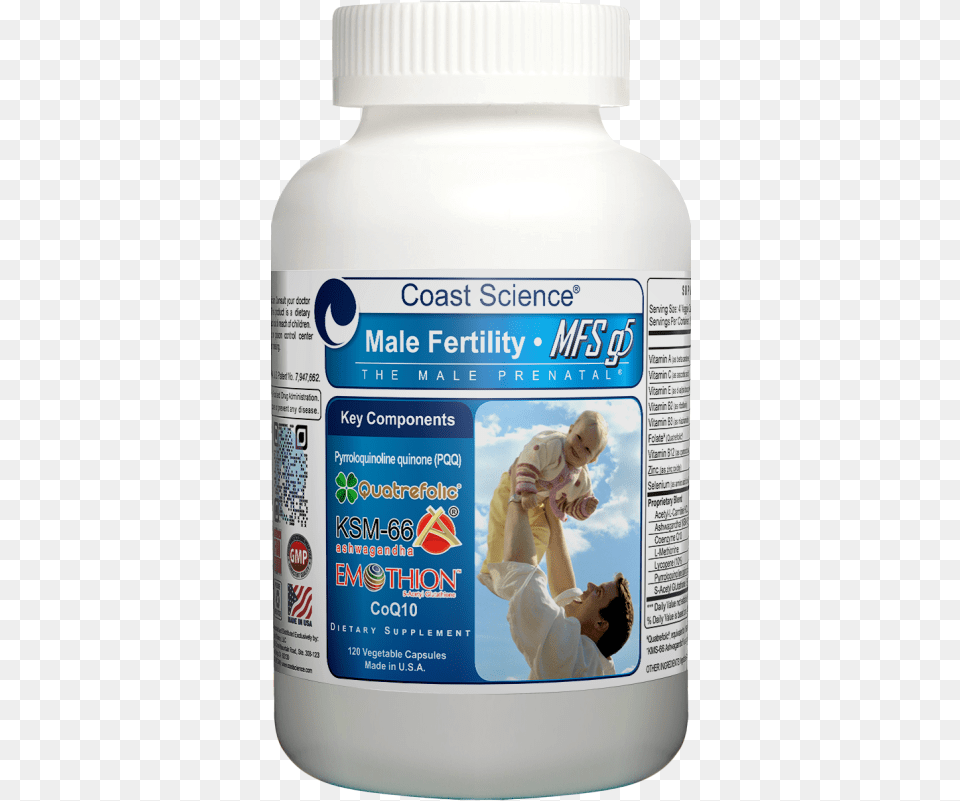 Bottle Mfs Male Fertility Supplement, Baby, Person, Herbal, Herbs Free Transparent Png