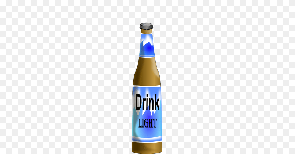 Bottle Of Beer Vector Clip Art, Alcohol, Beer Bottle, Beverage, Liquor Free Png Download