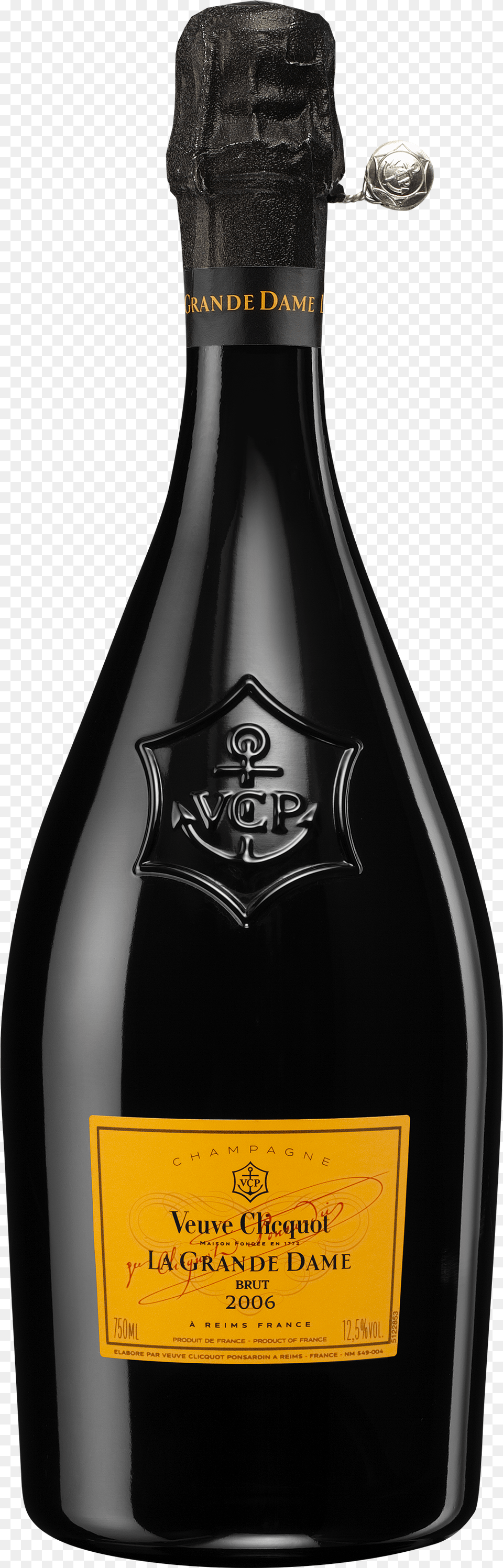 Bottle Of Champagne Download Veuve Clicquot Ponsardin La Grande Dame 2004, Alcohol, Beer, Beverage, Liquor Png