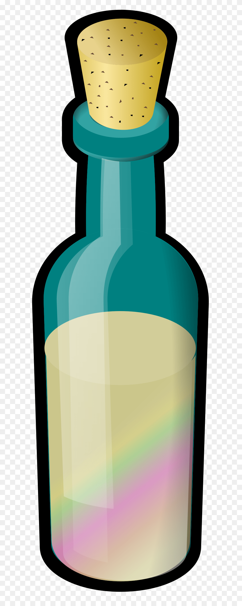 Bottle Of Colored Sand With Cork Icons, Cosmetics, Perfume Free Transparent Png